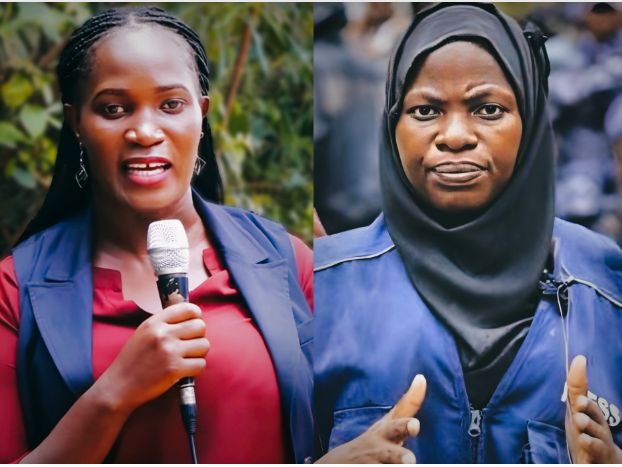 Image Courtesy: Pictures of journalists Mariam Nagadya and Swaburah Owomuksia who were attacked while covering the anti-government protests led by Bobi Wine
